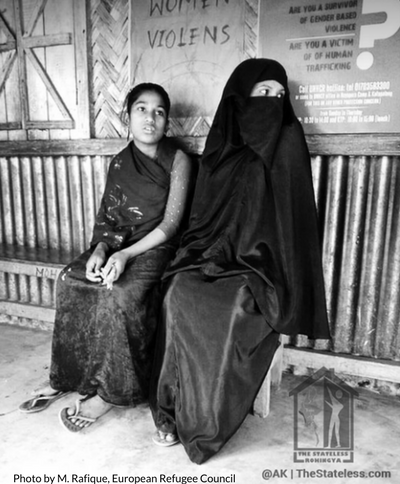 Women waiting at center