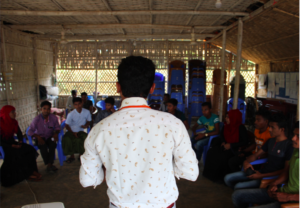 The language of leadership majhi report, Rohingya refugee camps, Bangladesh