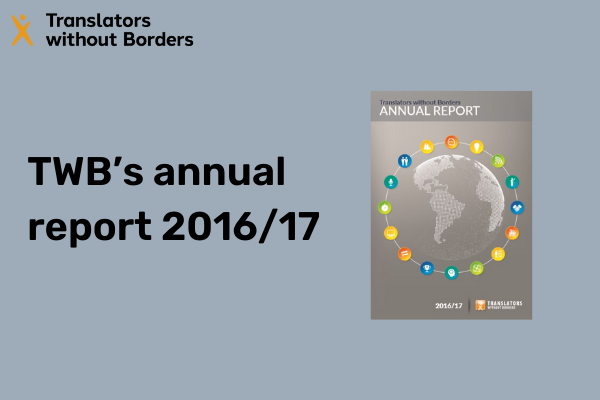 TWB’s annual report 2016/17
