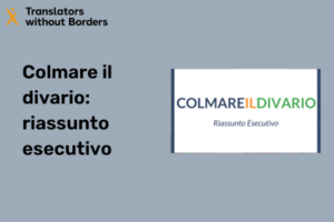 Colmare il divario – Riassunto Esecutivo