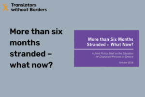 More than six months stranded – what now?