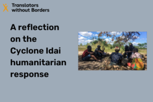 Getting community engagement right from the start: a reflection on the Cyclone Idai humanitarian response